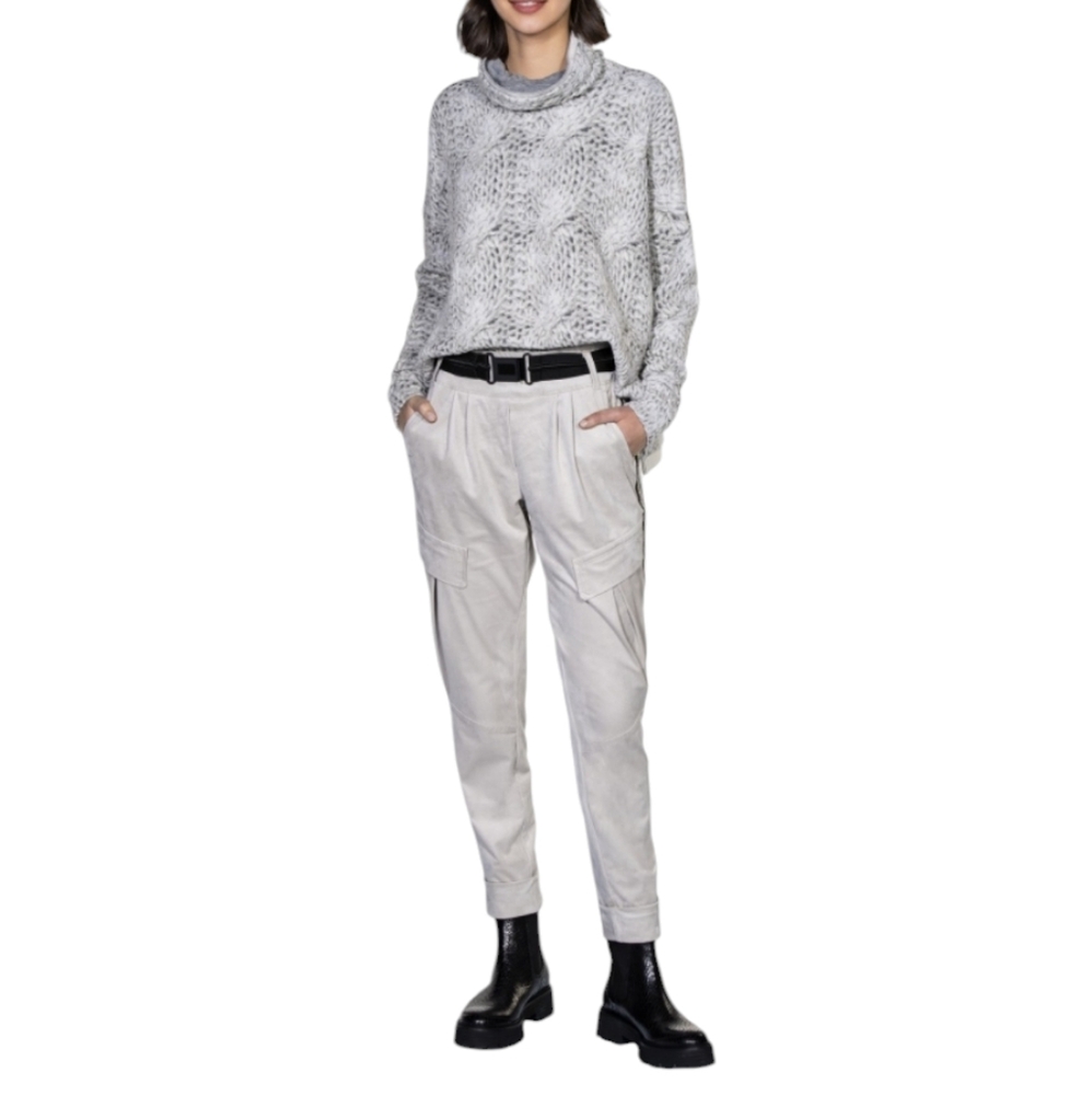 Beate Heymann Nohavice Jogger In Pearl Women's Us 6 Streetwear Fashion